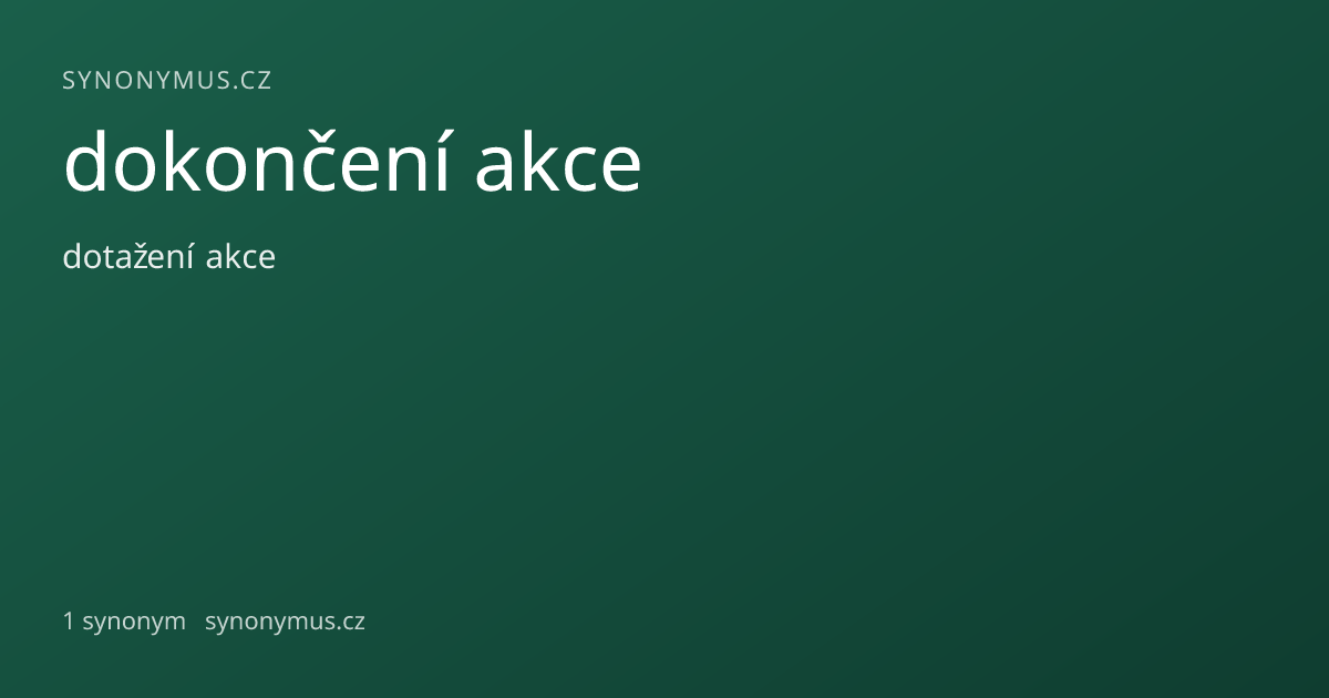 Náhled odkazu: dokončení akce