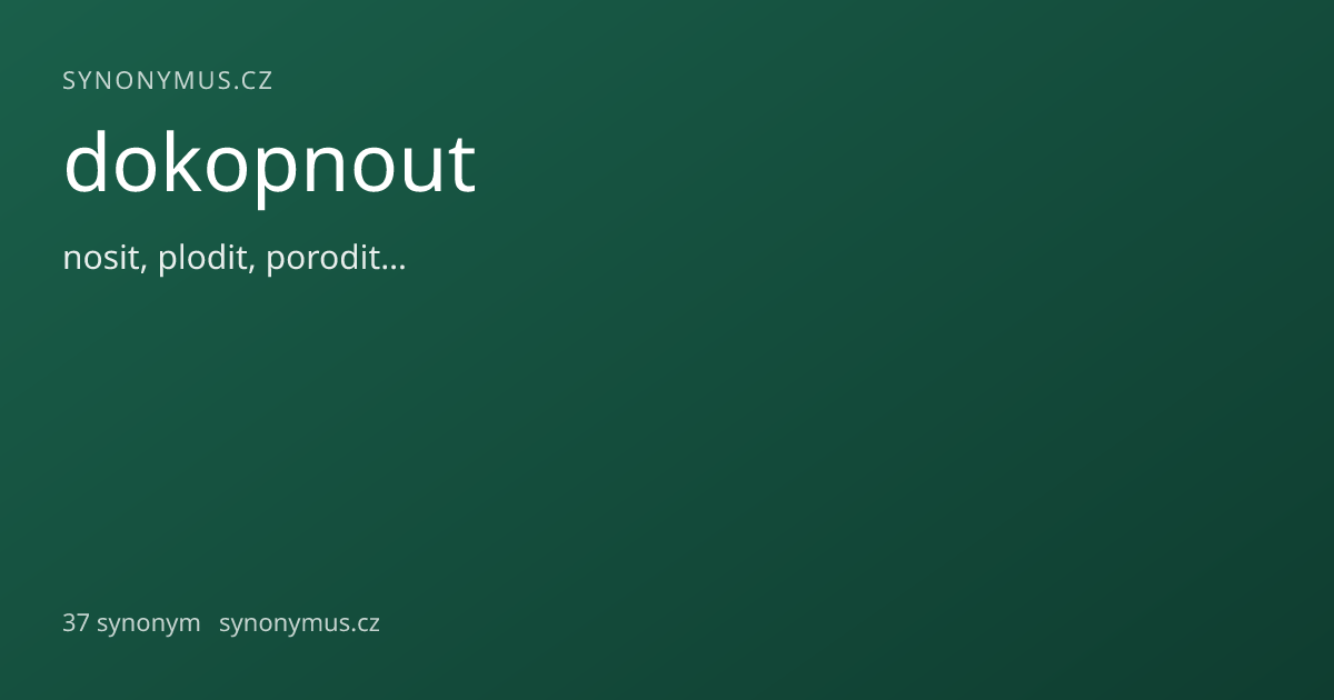 Náhled odkazu: dokopnout