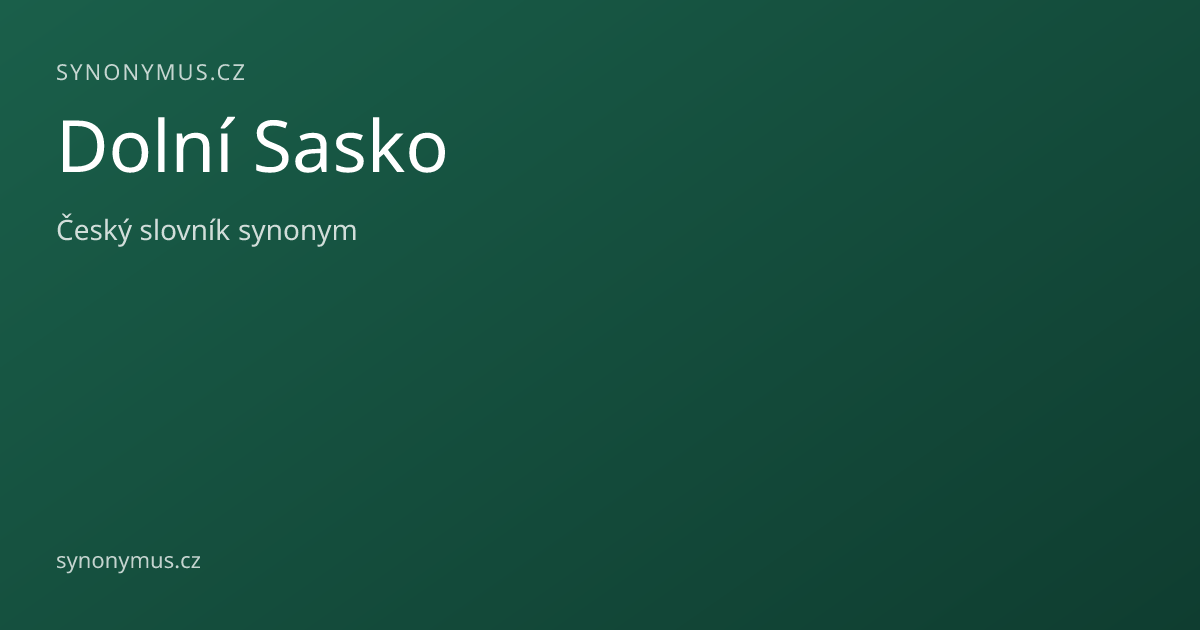 Náhled odkazu: Dolní Sasko