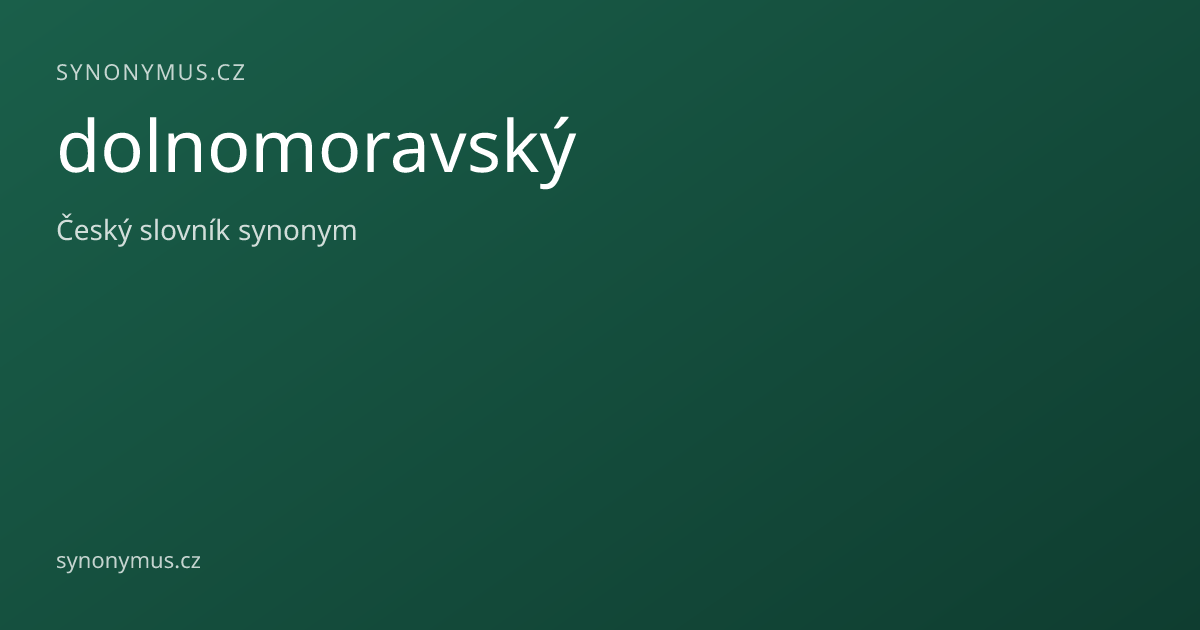 Náhled odkazu: dolnomoravský