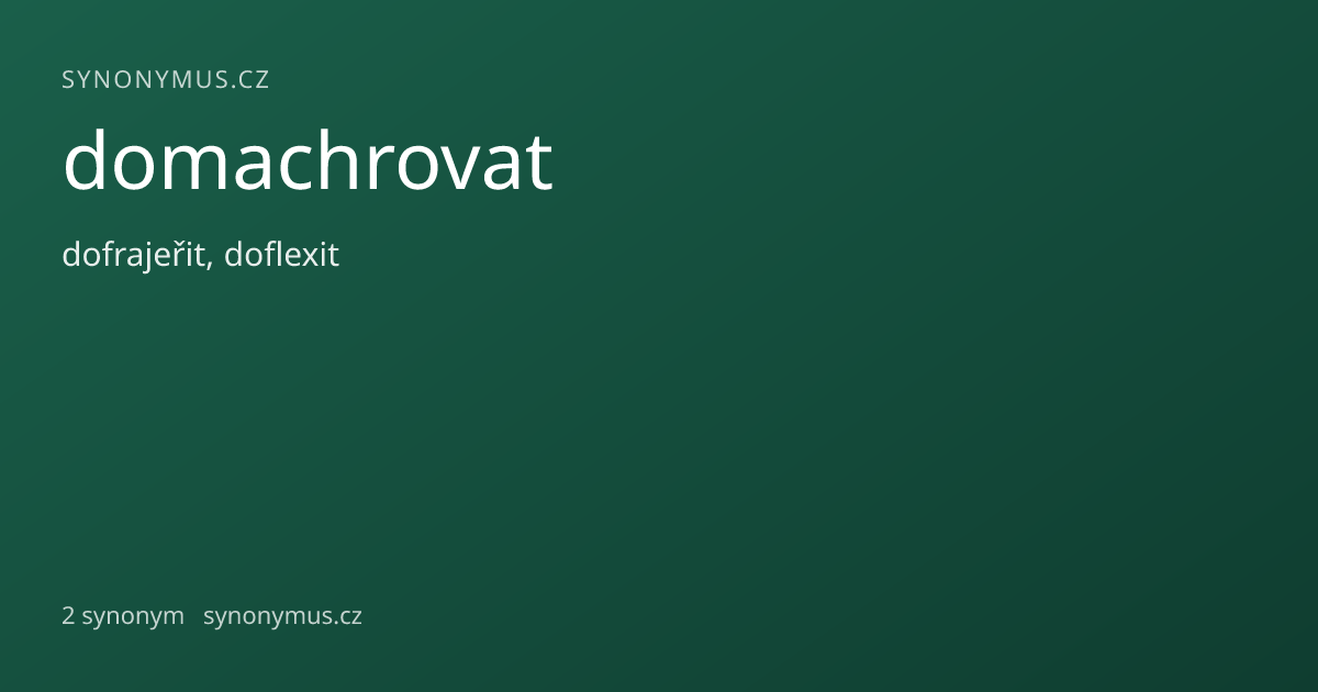 Náhled odkazu: domachrovat