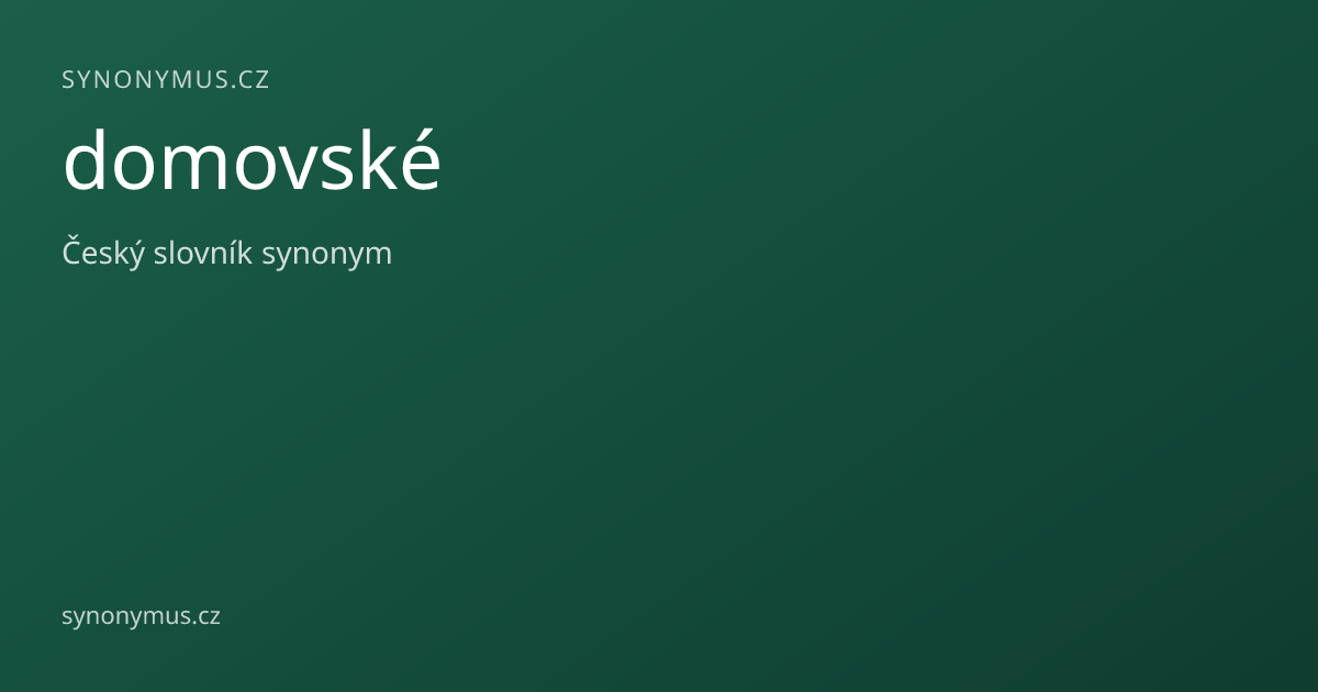Náhled odkazu: domovské