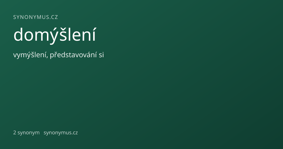 Náhled odkazu: domýšlení