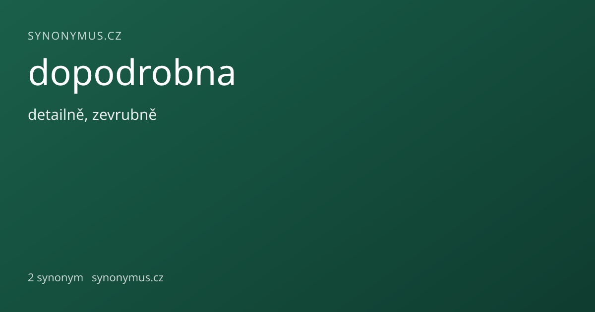 Náhled odkazu: dopodrobna