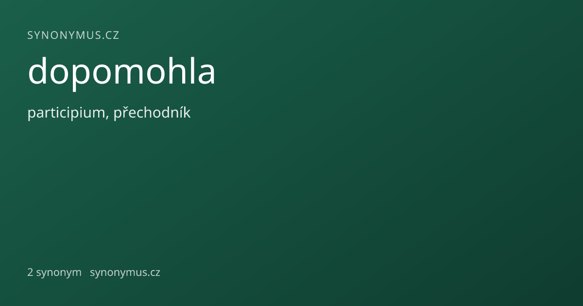 Náhled odkazu: dopomohla