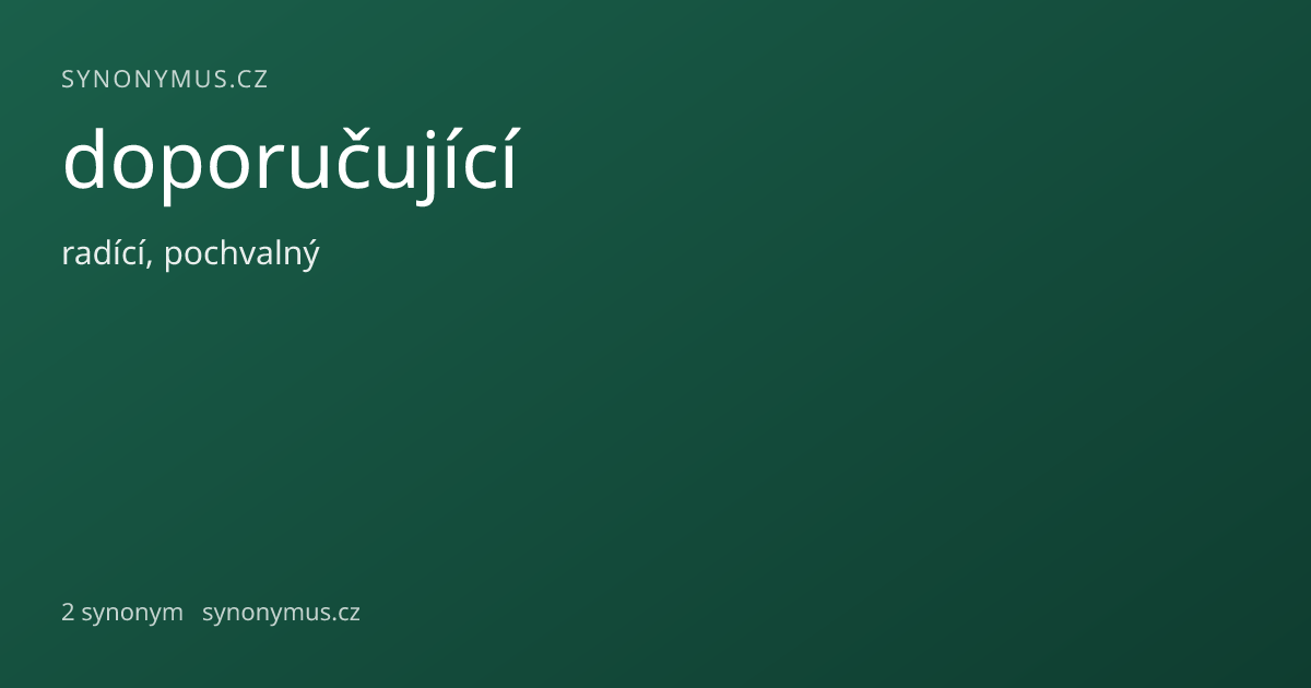 Náhled odkazu: doporučující