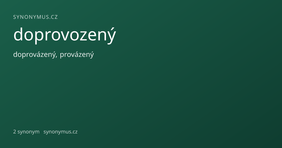 Náhled odkazu: doprovozený