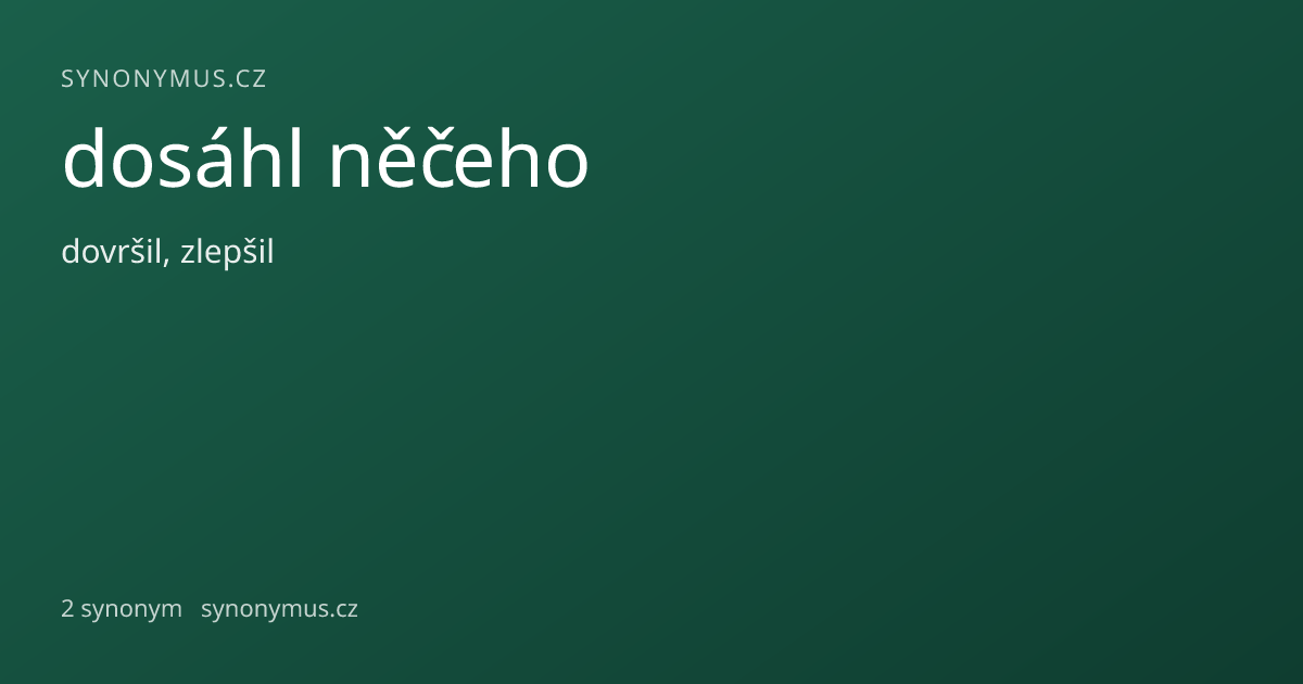 Náhled odkazu: dosáhl něčeho