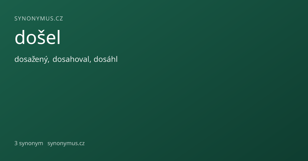 Náhled odkazu: došel