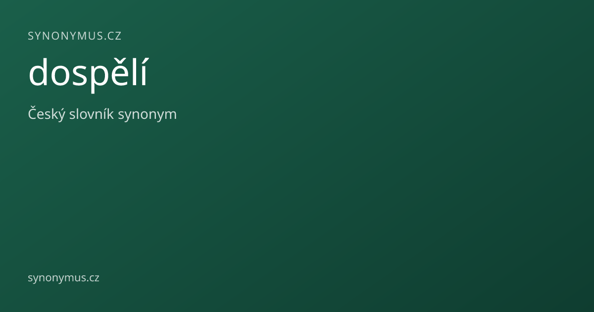 Náhled odkazu: dospělí