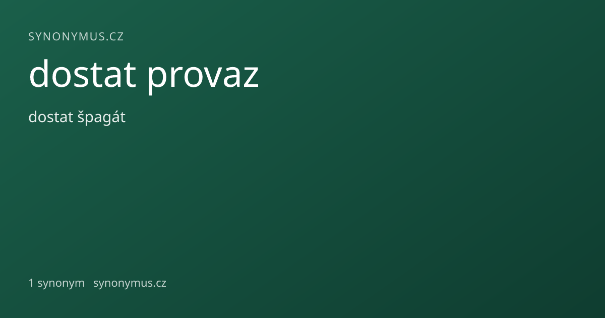 Náhled odkazu: dostat provaz