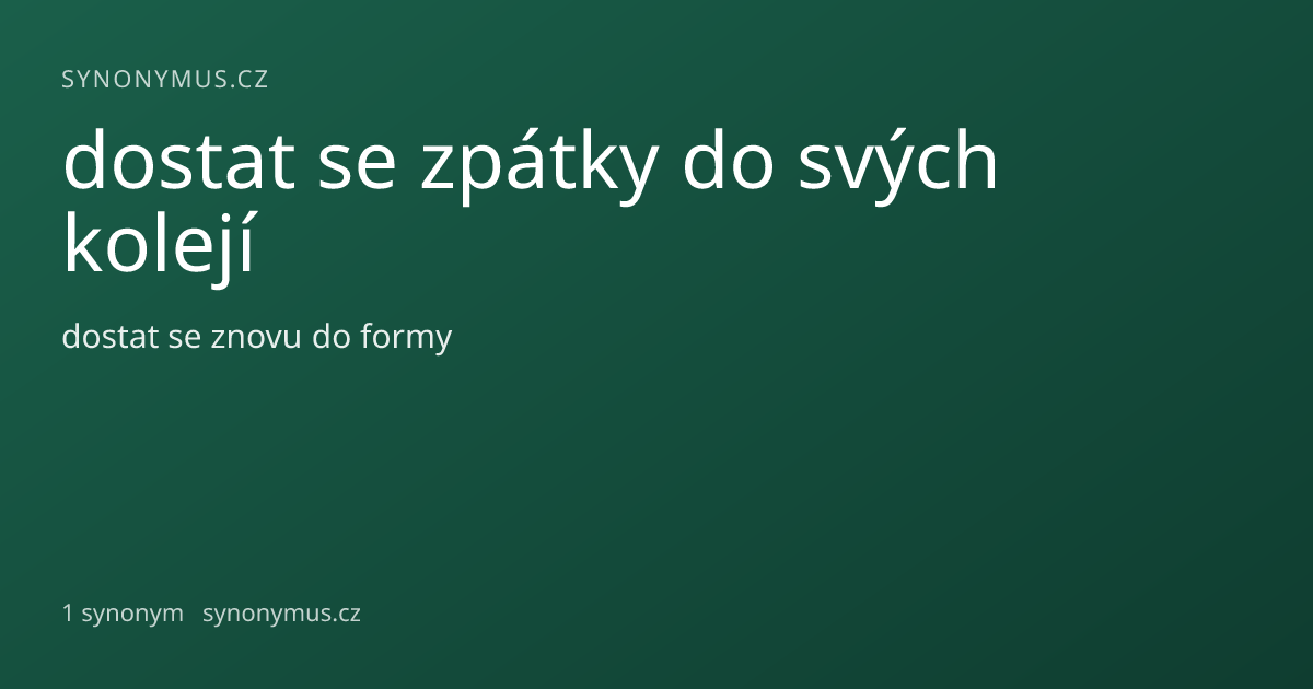 Náhled odkazu: dostat se zpátky do svých kolejí