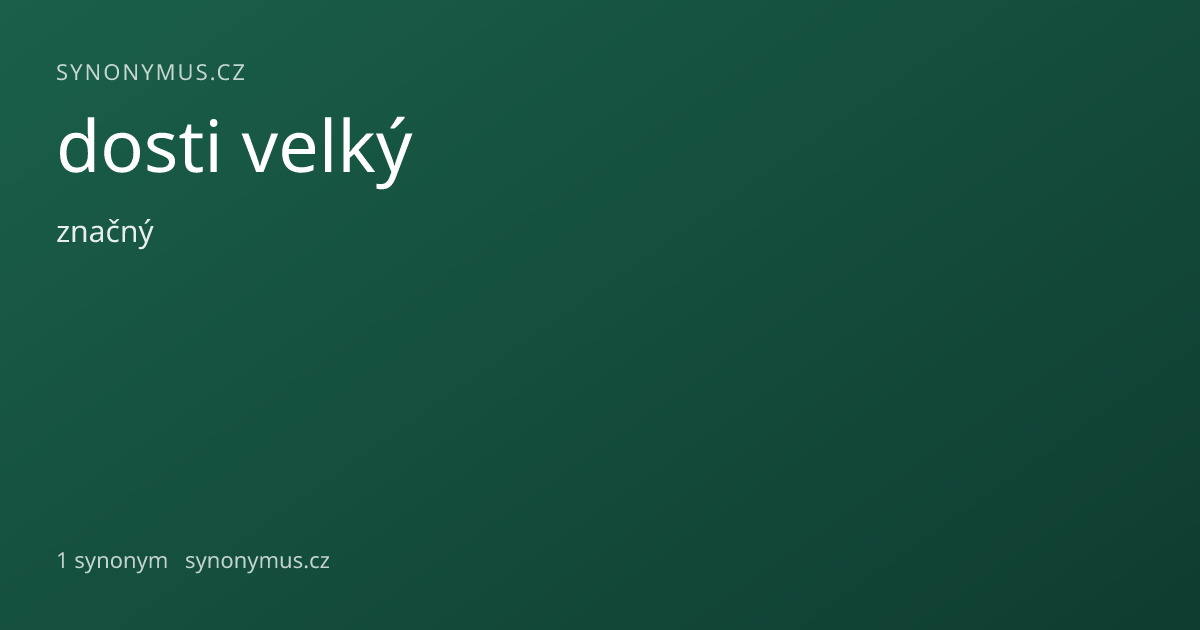 Náhled odkazu: dosti velký