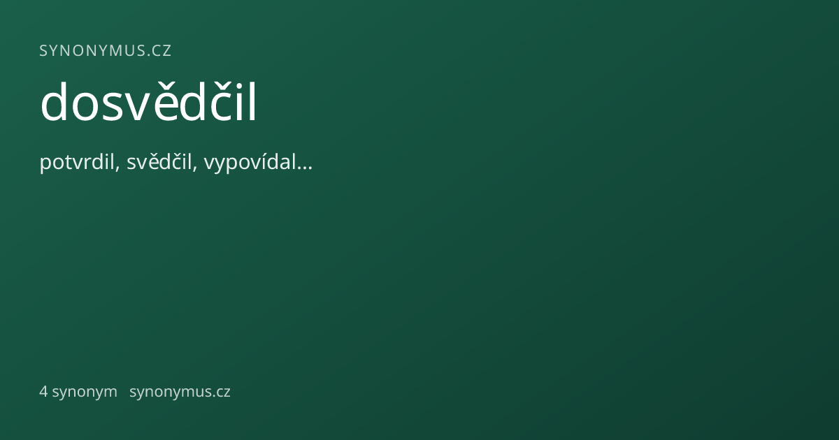 Náhled odkazu: dosvědčil