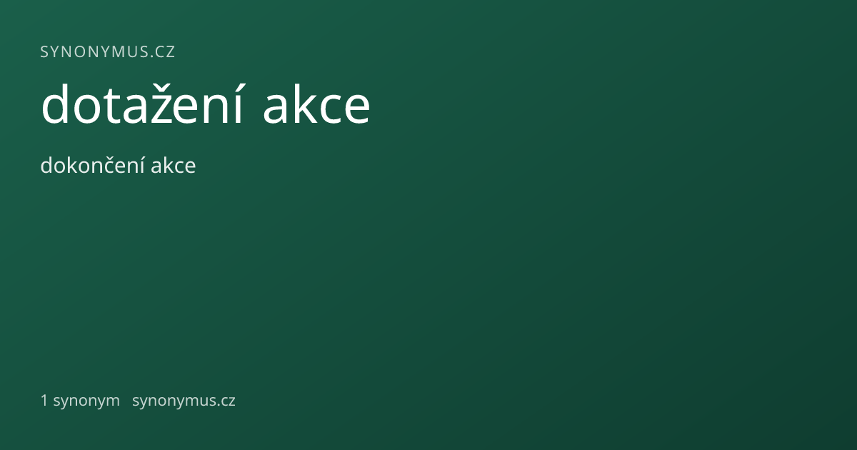 Náhled odkazu: dotažení akce