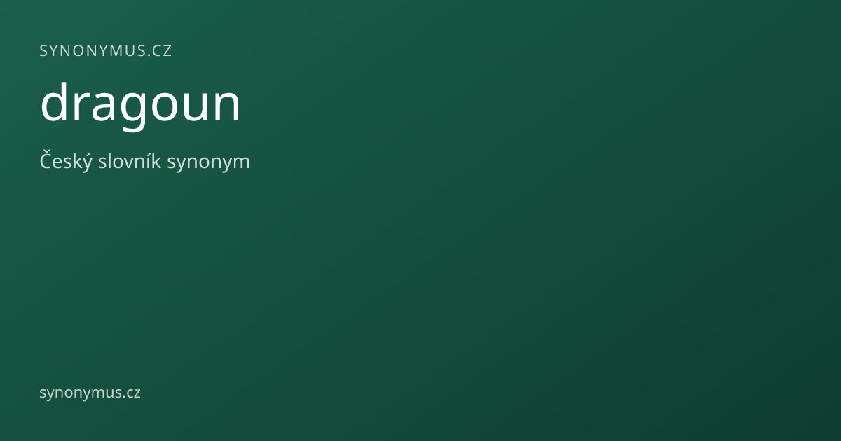 Náhled odkazu: dragoun