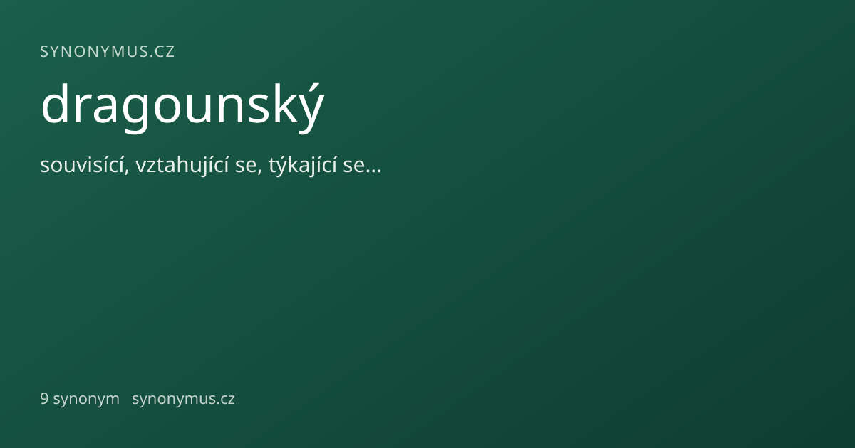 Náhled odkazu: dragounský