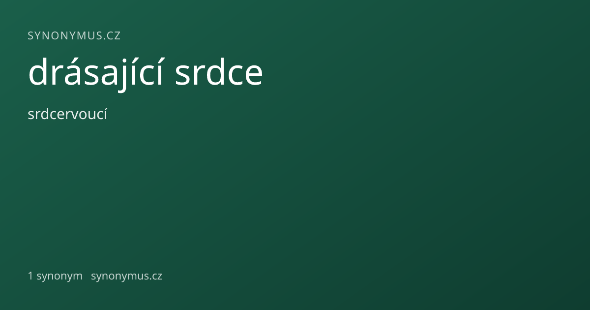 Náhled odkazu: drásající srdce