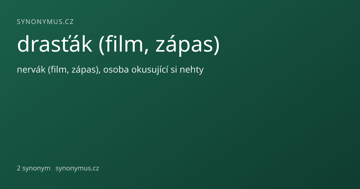 Náhled odkazu: drasťák (film, zápas)