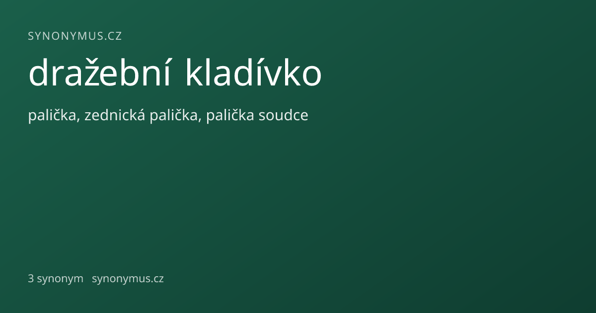 Náhled odkazu: dražební kladívko