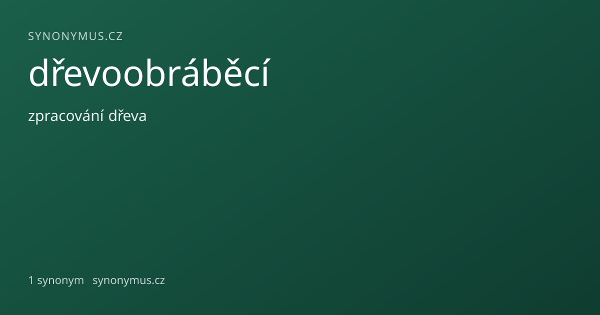 Náhled odkazu: dřevoobráběcí