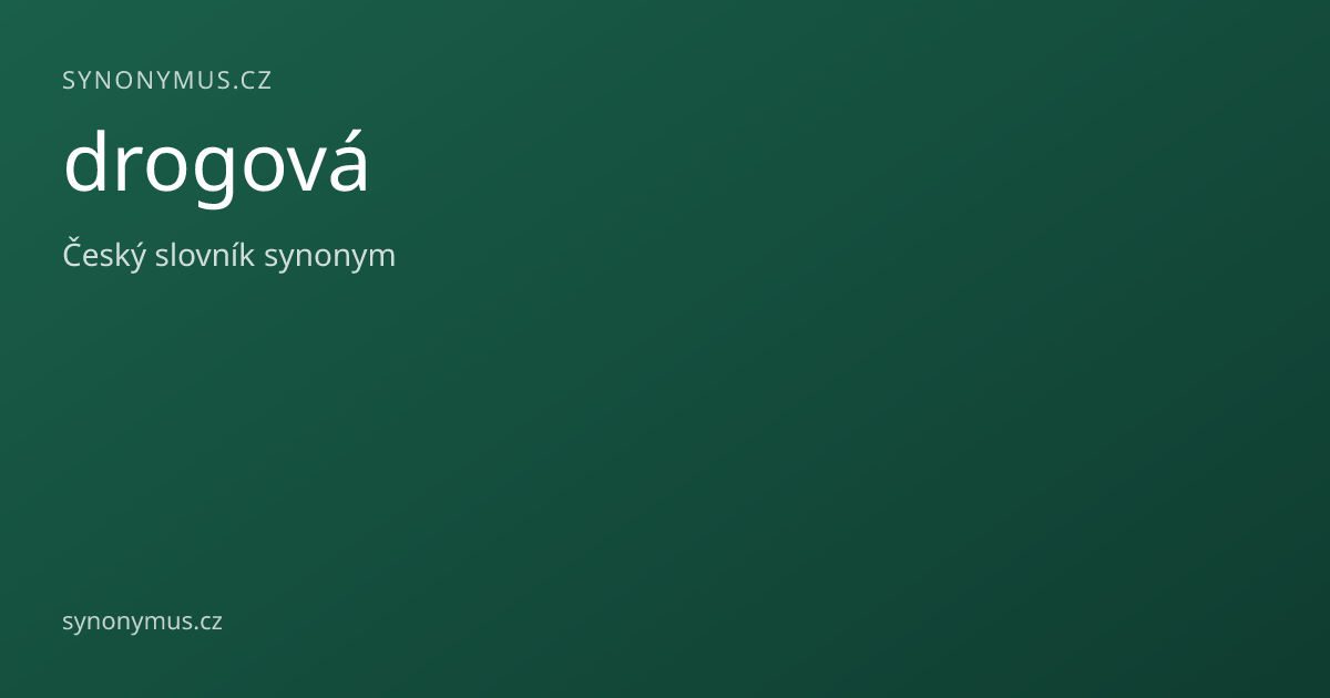 Náhled odkazu: drogová