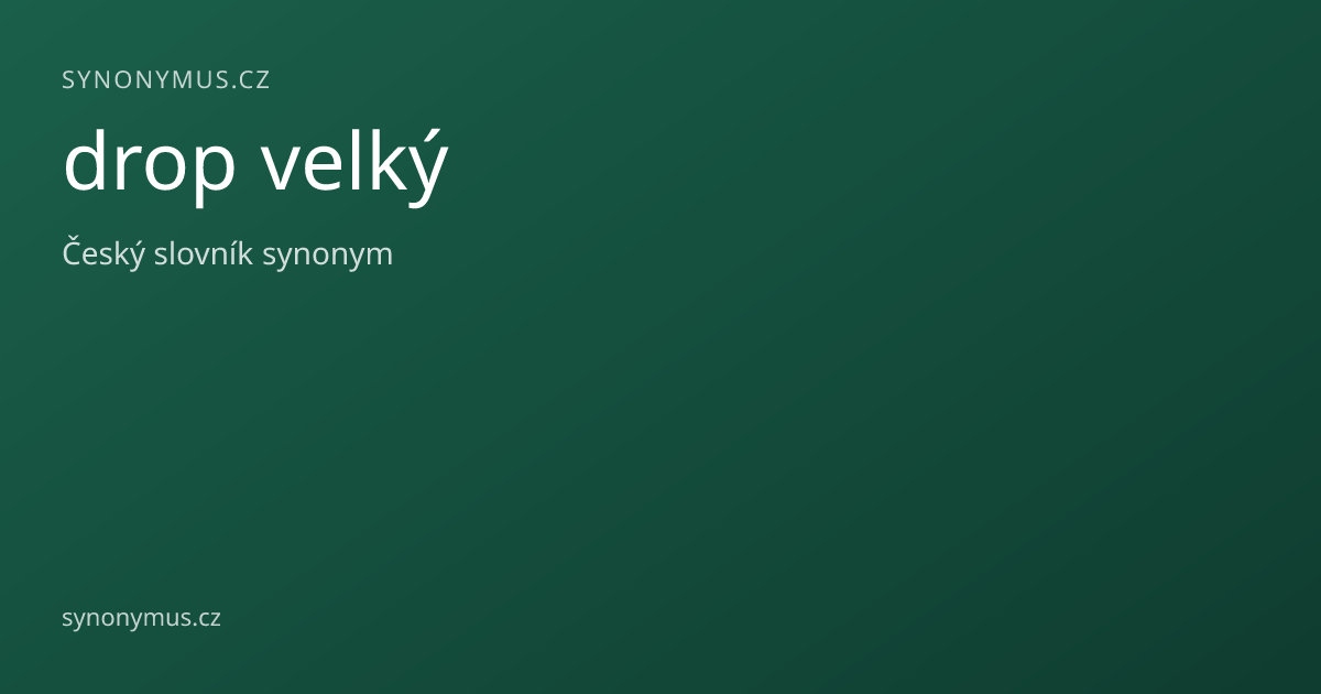 Náhled odkazu: drop velký