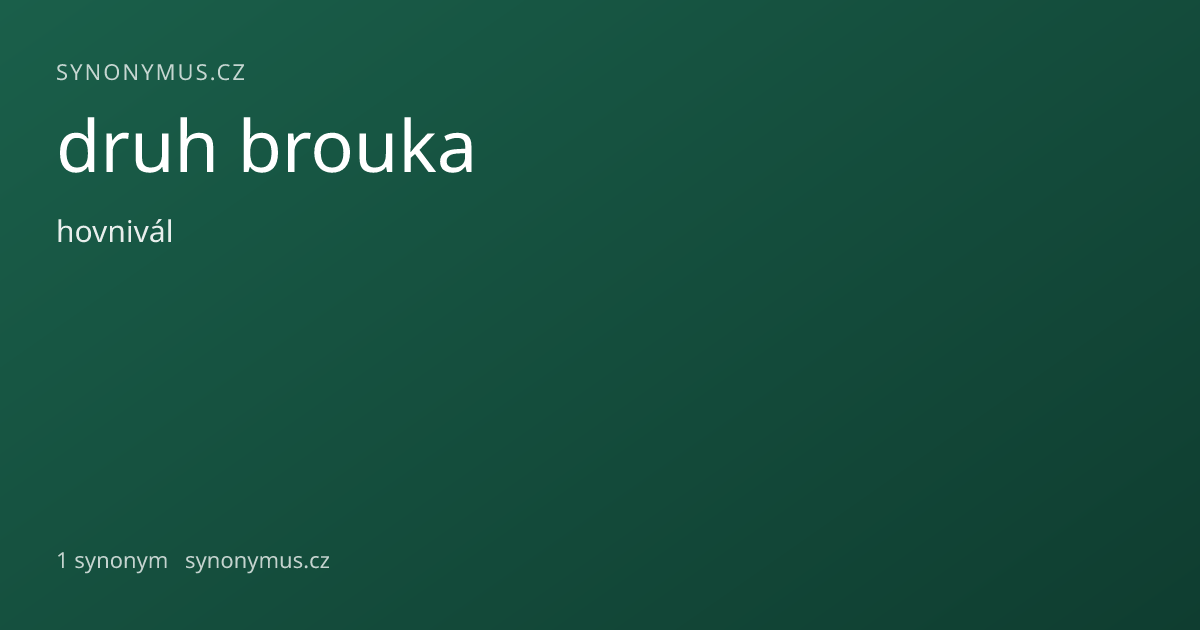Náhled odkazu: druh brouka