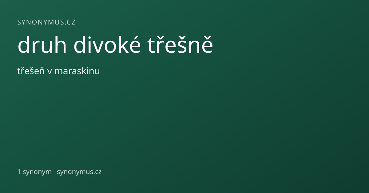 Náhled odkazu: druh divoké třešně