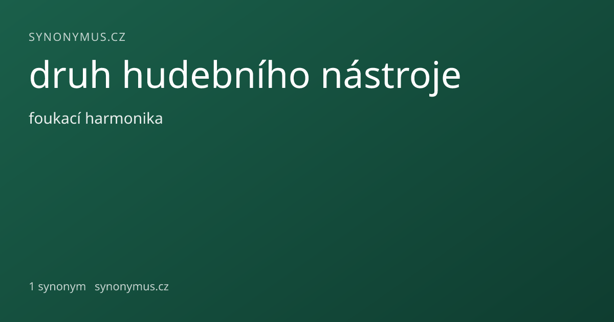 Náhled odkazu: druh hudebního nástroje