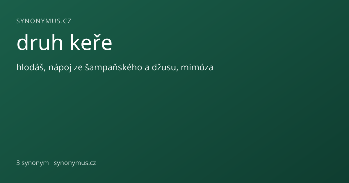 Náhled odkazu: druh keře