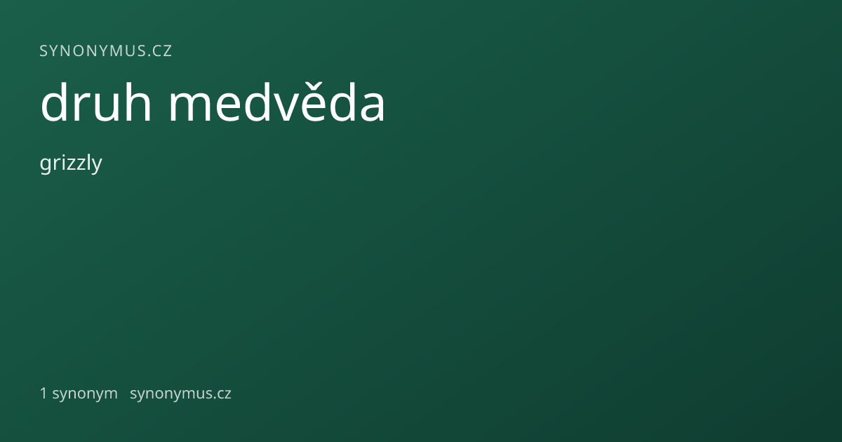 Náhled odkazu: druh medvěda