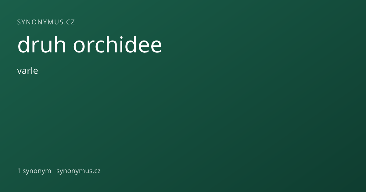 Náhled odkazu: druh orchidee
