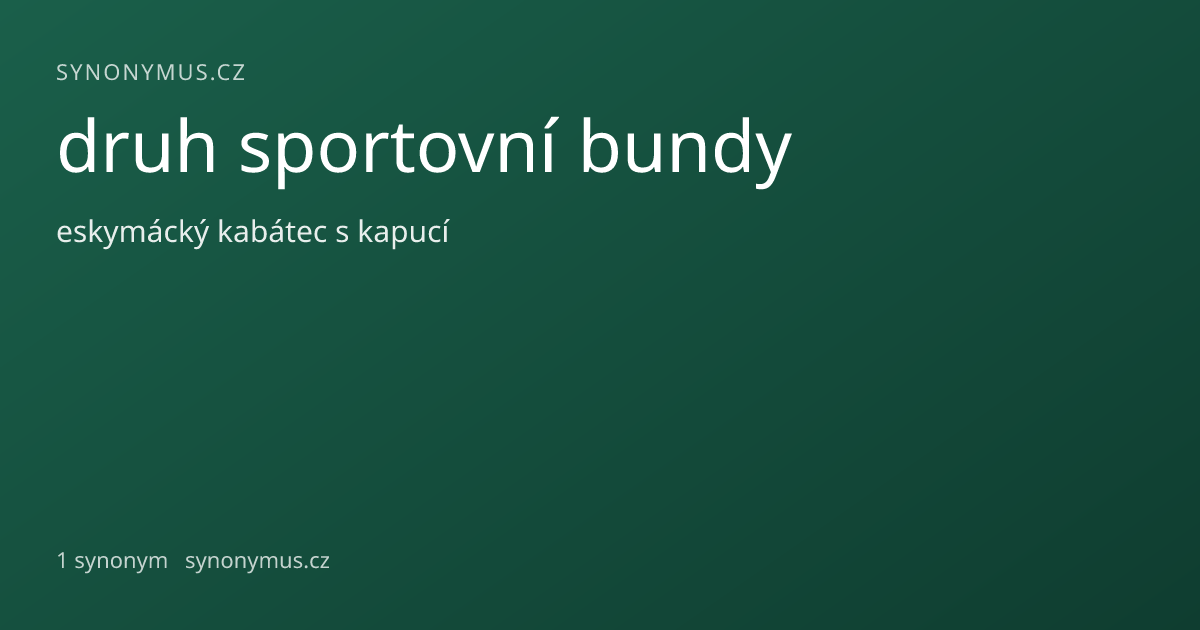 Náhled odkazu: druh sportovní bundy