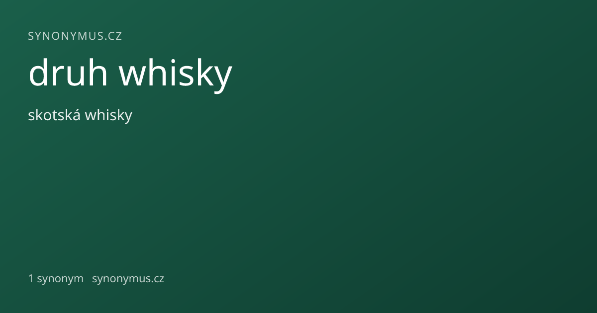 Náhled odkazu: druh whisky
