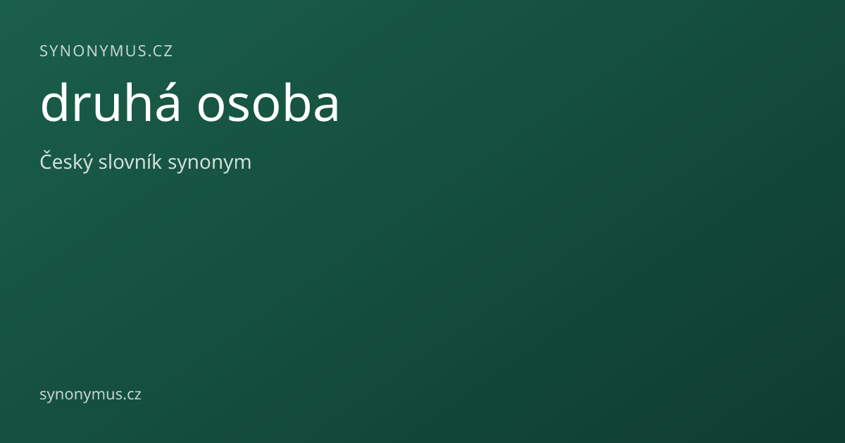 Náhled odkazu: druhá osoba