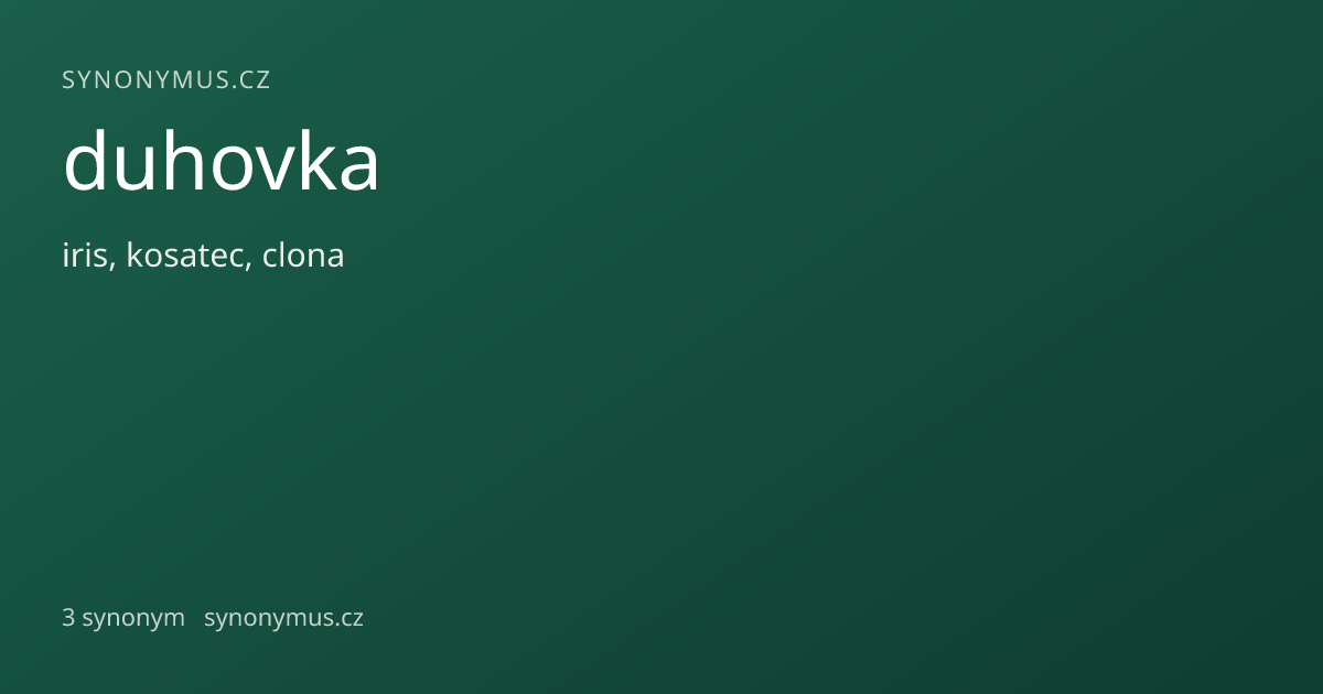 Náhled odkazu: duhovka