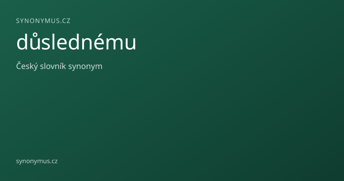 Náhled odkazu: důslednému