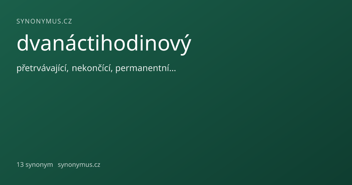 Náhled odkazu: dvanáctihodinový
