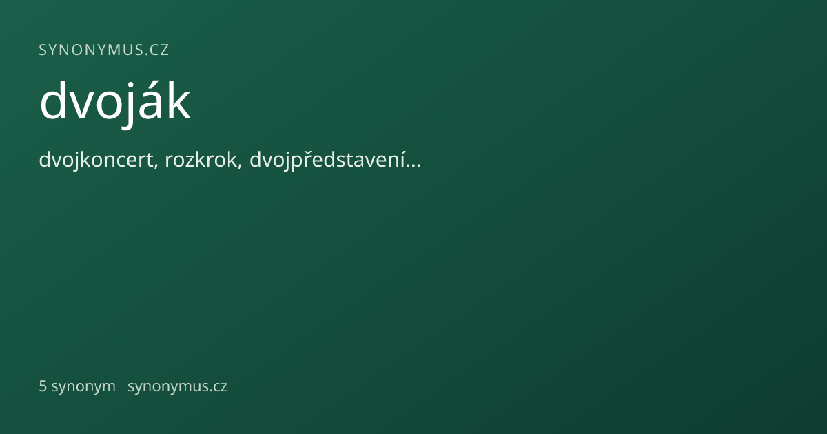 Náhled odkazu: dvoják