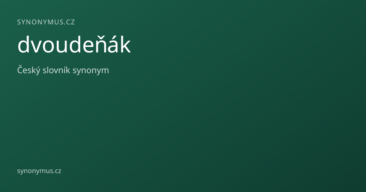 Náhled odkazu: dvoudeňák