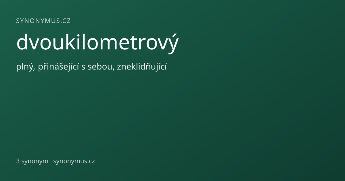 Náhled odkazu: dvoukilometrový