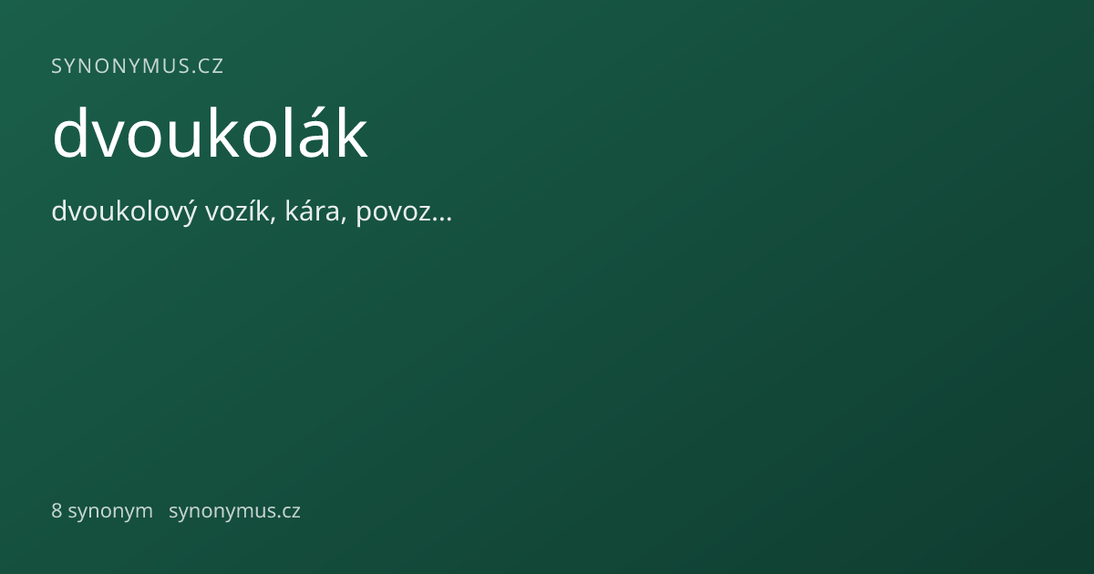 Náhled odkazu: dvoukolák