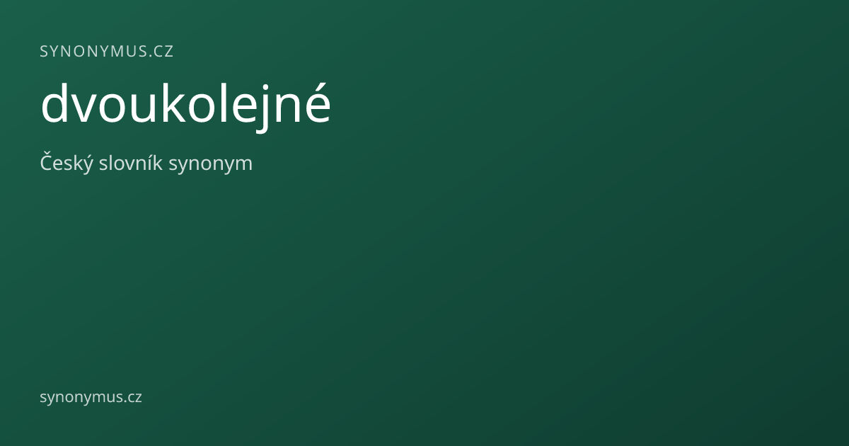 Náhled odkazu: dvoukolejné