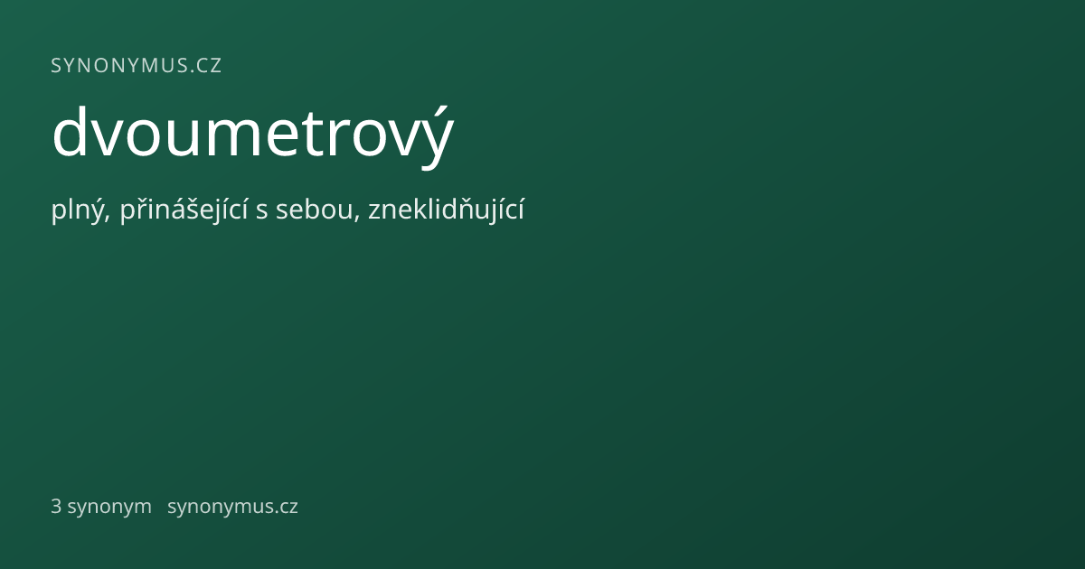 Náhled odkazu: dvoumetrový