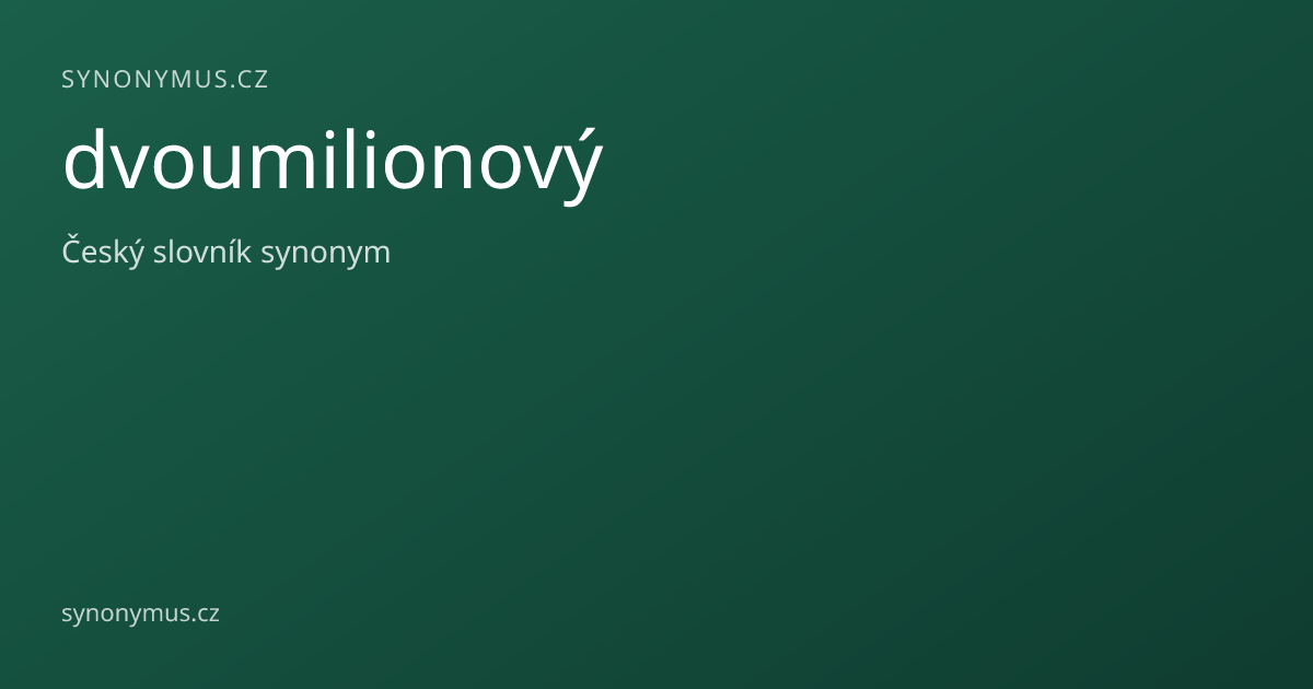Náhled odkazu: dvoumilionový