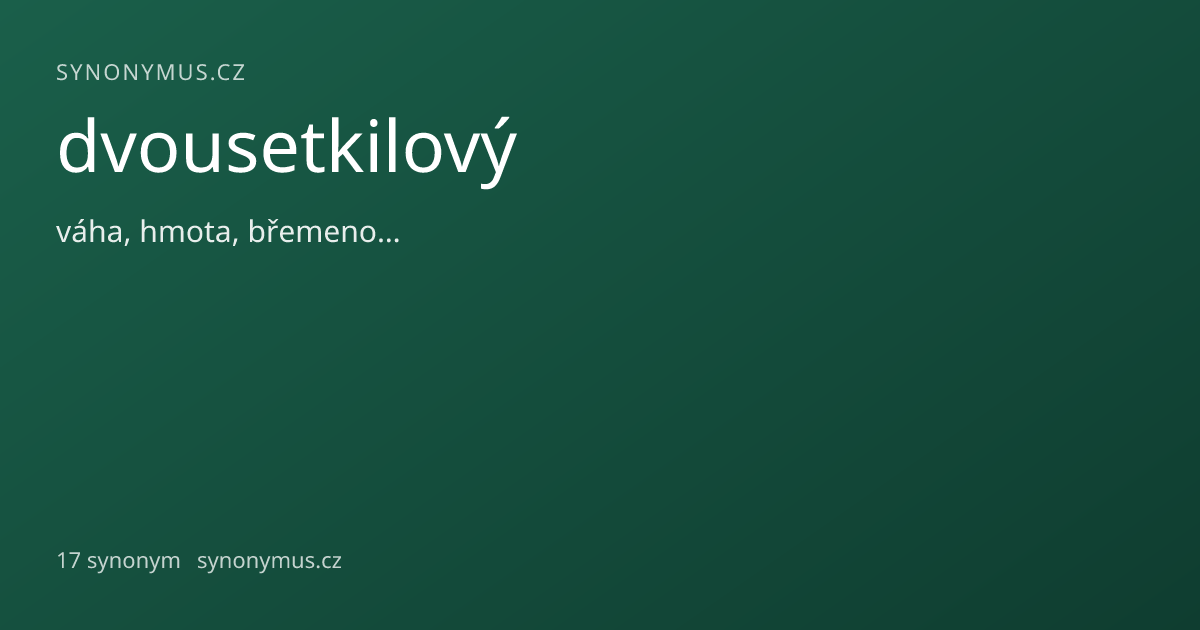 Náhled odkazu: dvousetkilový