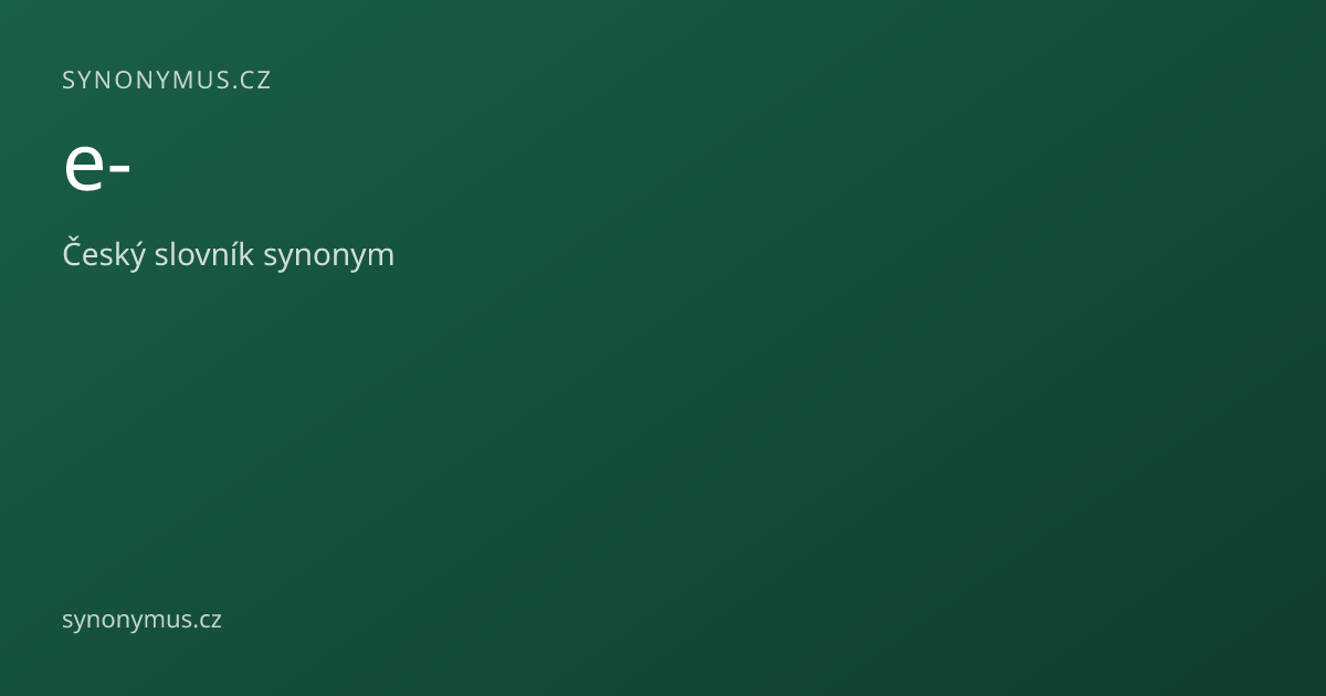 Náhled odkazu: e-