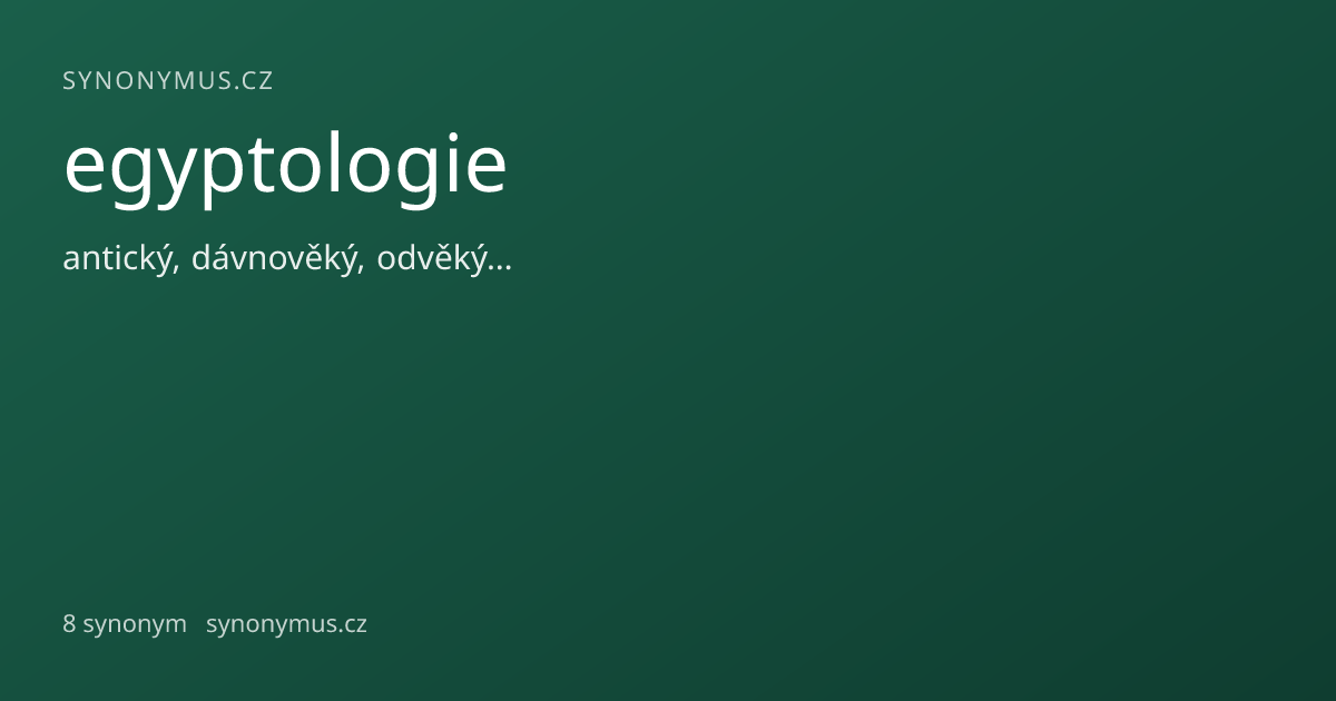Náhled odkazu: egyptologie