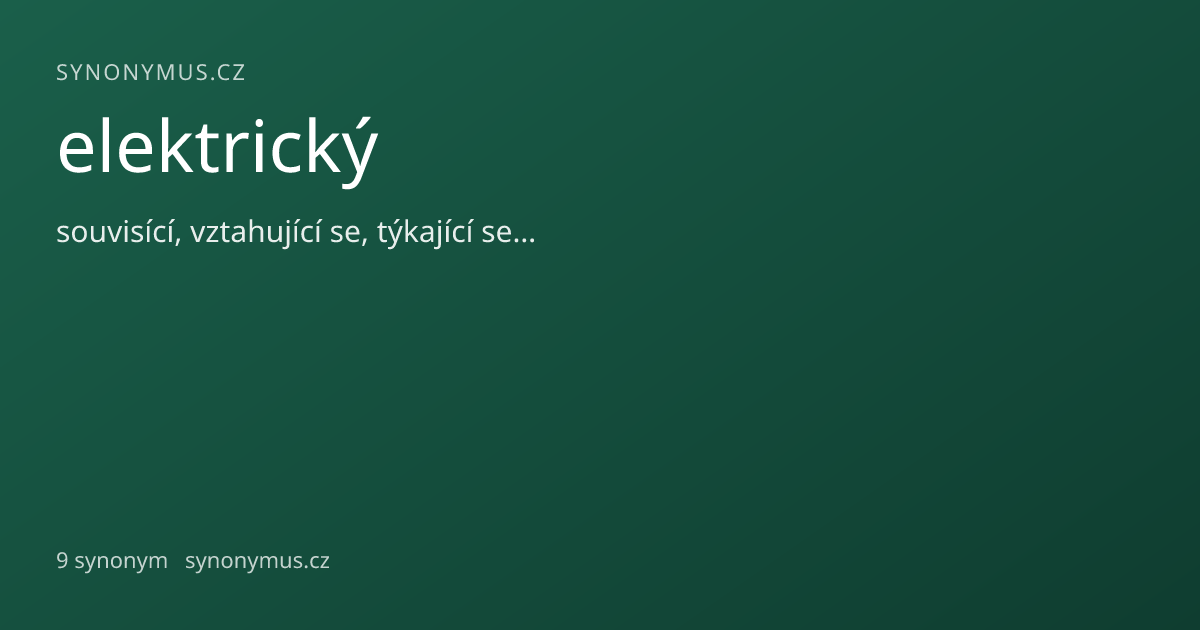 Náhled odkazu: elektrický